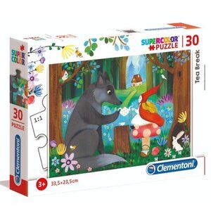 Clementoni Tea Break Supercolor Puzzle 30 Pieces For Age 3+ New Sealed